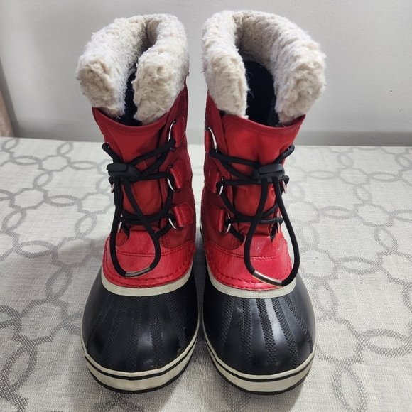 Sorel Rubber/ Fabric Waterproof Winter Boots Kid's Size 3 - Picture 7 of 12